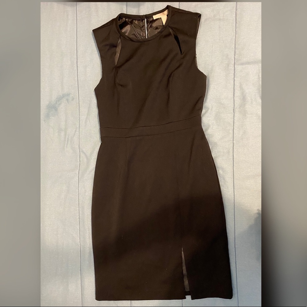 Black knee length cut out Forever 21 dress